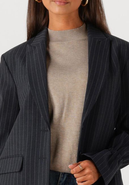 Schwarze SUMMUM Blazer BLAZER BOYFRIEND PINSTRIPE - large