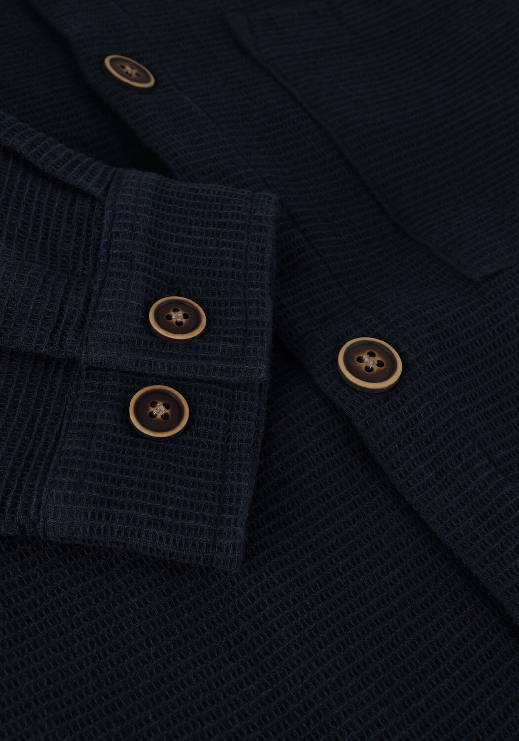 Dunkelblau ANERKJENDT Overshirt AKOSCAR STRUCTURE OVERSHIRT - large