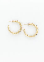 Goldfarbig NOTRE-V Ohrringe EARRING STONE MULTI - medium