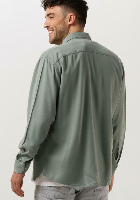 Grüne WOODBIRD Casual-Oberhemd WBYUZO TENCEL SHIRT - large