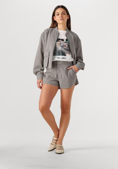 Weiße ALIX THE LABEL T-shirt LADIES KNITTED POLAROID TSHIRT - large