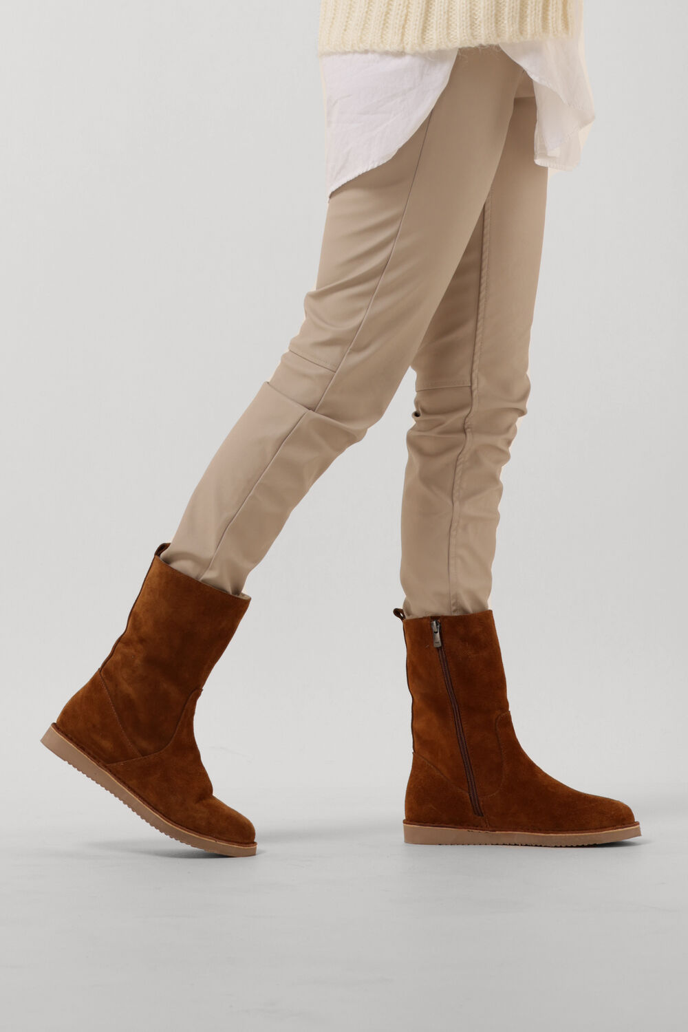 Cognacfarbene NOTRE-V Winterstiefel 2204-01 - large