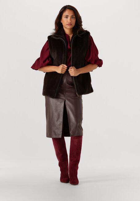 Braune VANESSA BRUNO Midirock FELINDRA JUPE - large