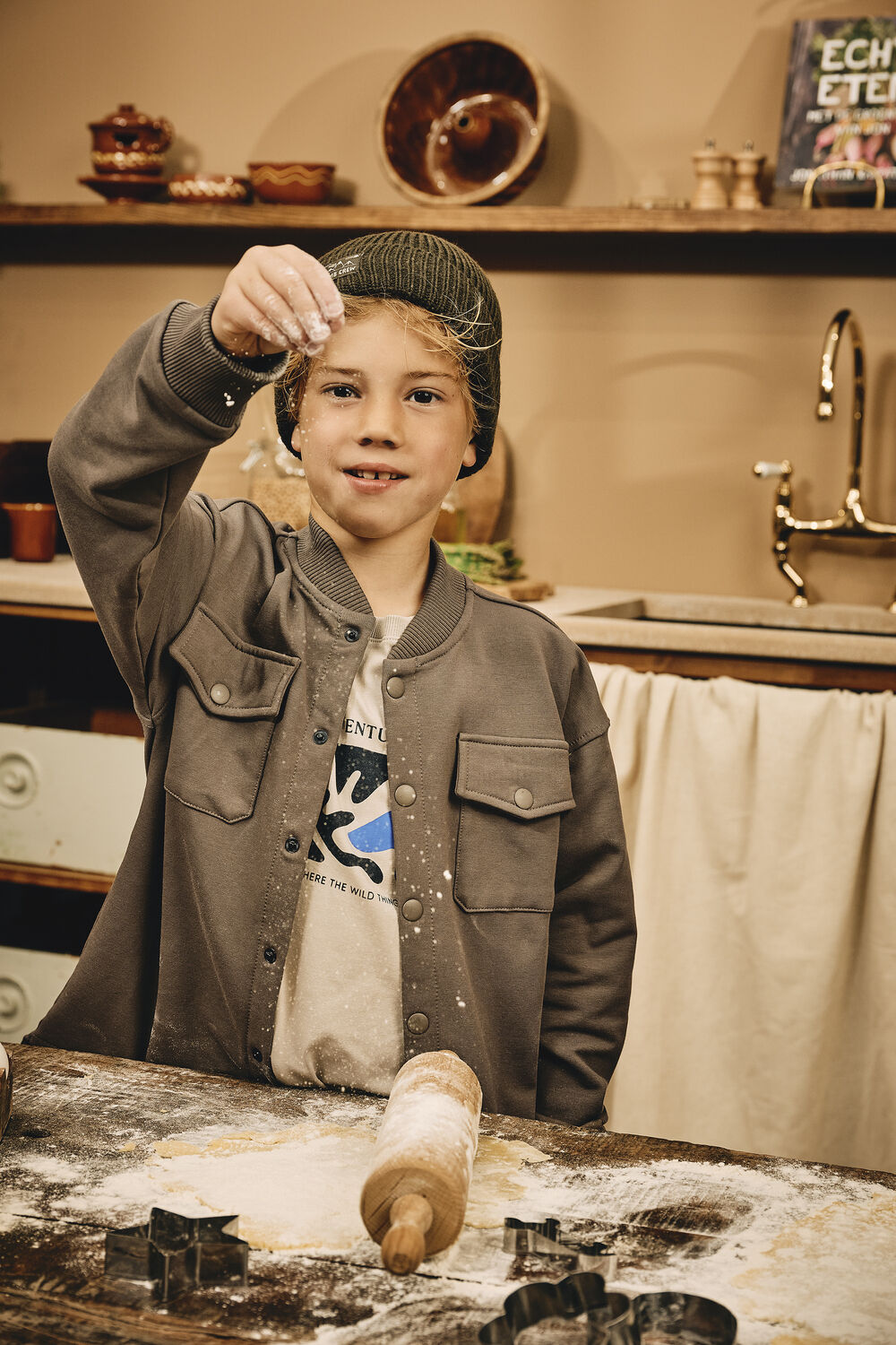 Braune Z8 Strickjacke PELLE - large