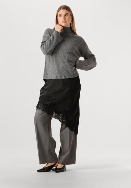 Graue SELECTED WOMEN Pullover SLFCILLE CASHMERE BLEND HIGH  NECK NOOS - large