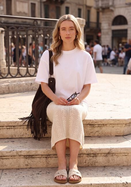 Beige MSCH COPENHAGEN R&ouml;cke MSCHCELESTINA HW SKIRT - large