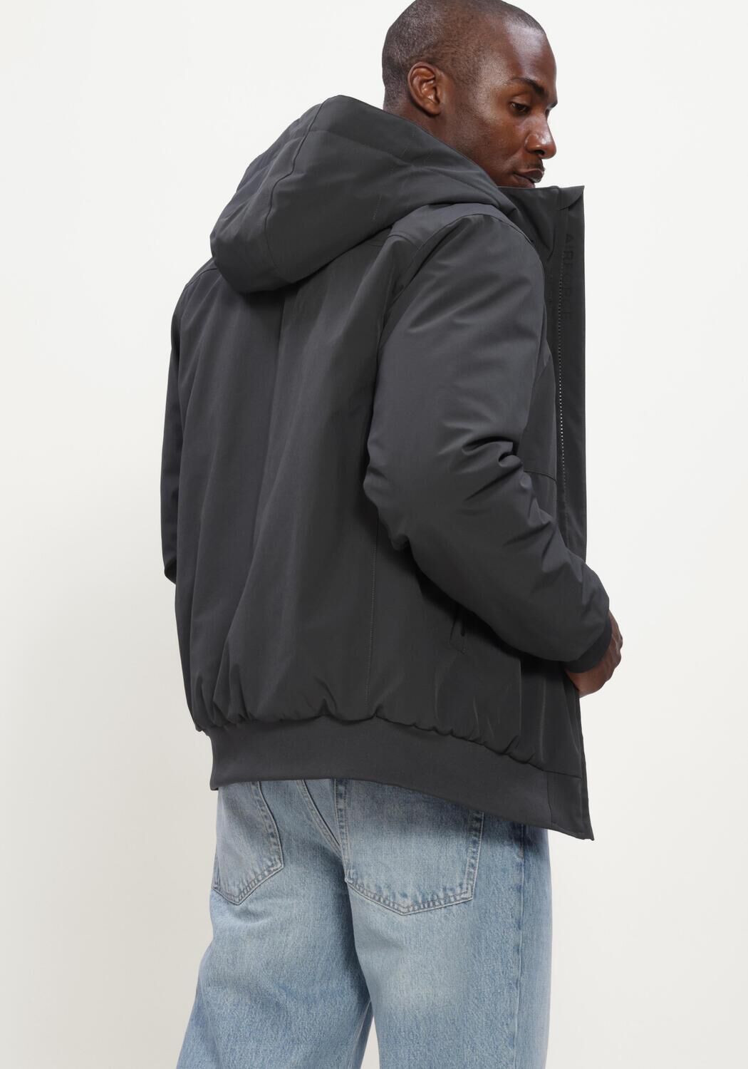Graue AIRFORCE Jack PADDED BOMBER - large