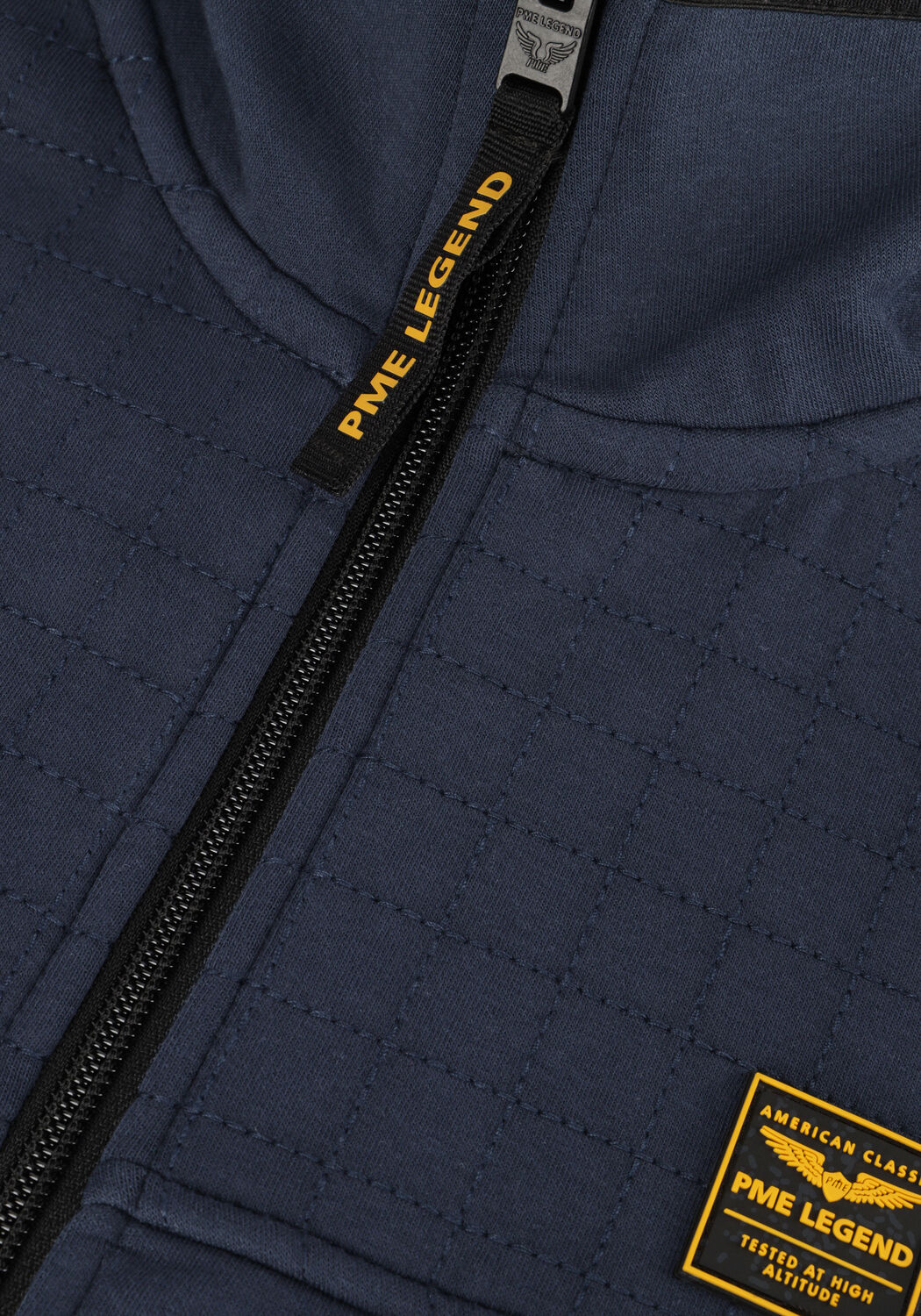 Blaue PME LEGEND Jack ZIP JACKET SPACER LOOK SWEAT - large