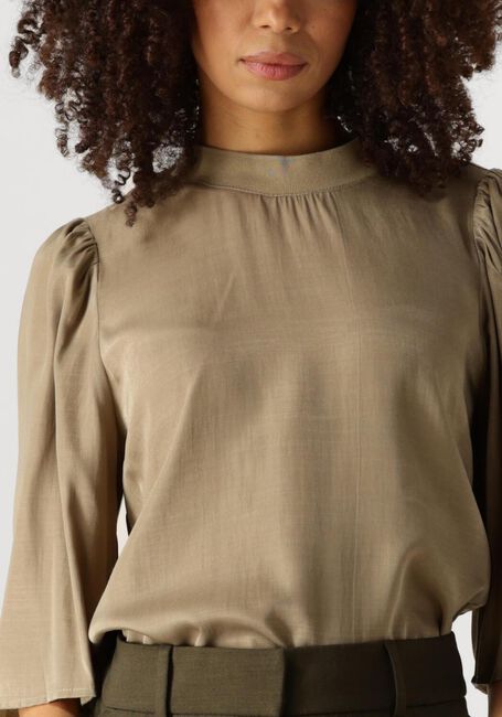 Olive MINUS T-shirt RAVENA ROUND NECK BLOUSE - large
