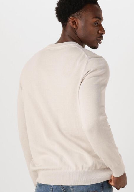Beige LYLE & SCOTT Pullover COTTON CREW NECK JUMPER - large