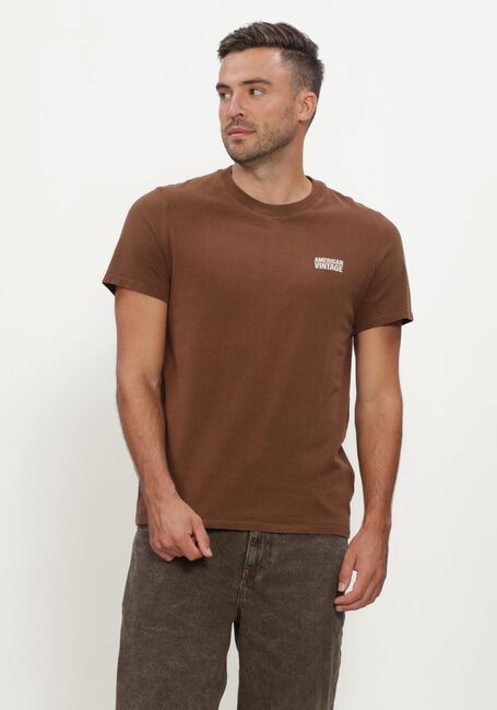 Braune AMERICAN VINTAGE T-shirt YKOBOW - large
