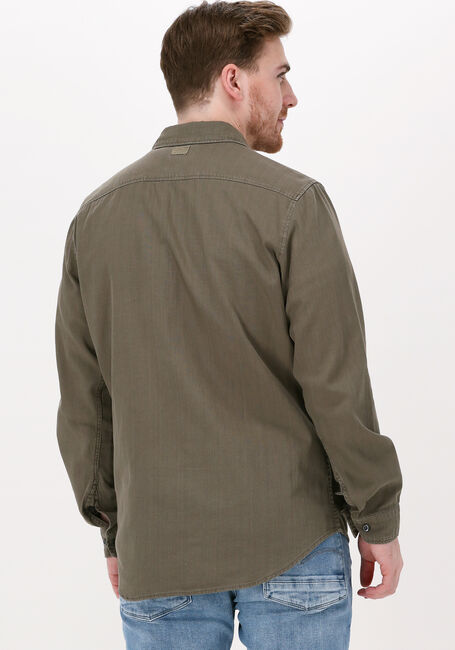 Braune G-STAR RAW Casual-Oberhemd MARINE SLIM SHIRT L/S - large
