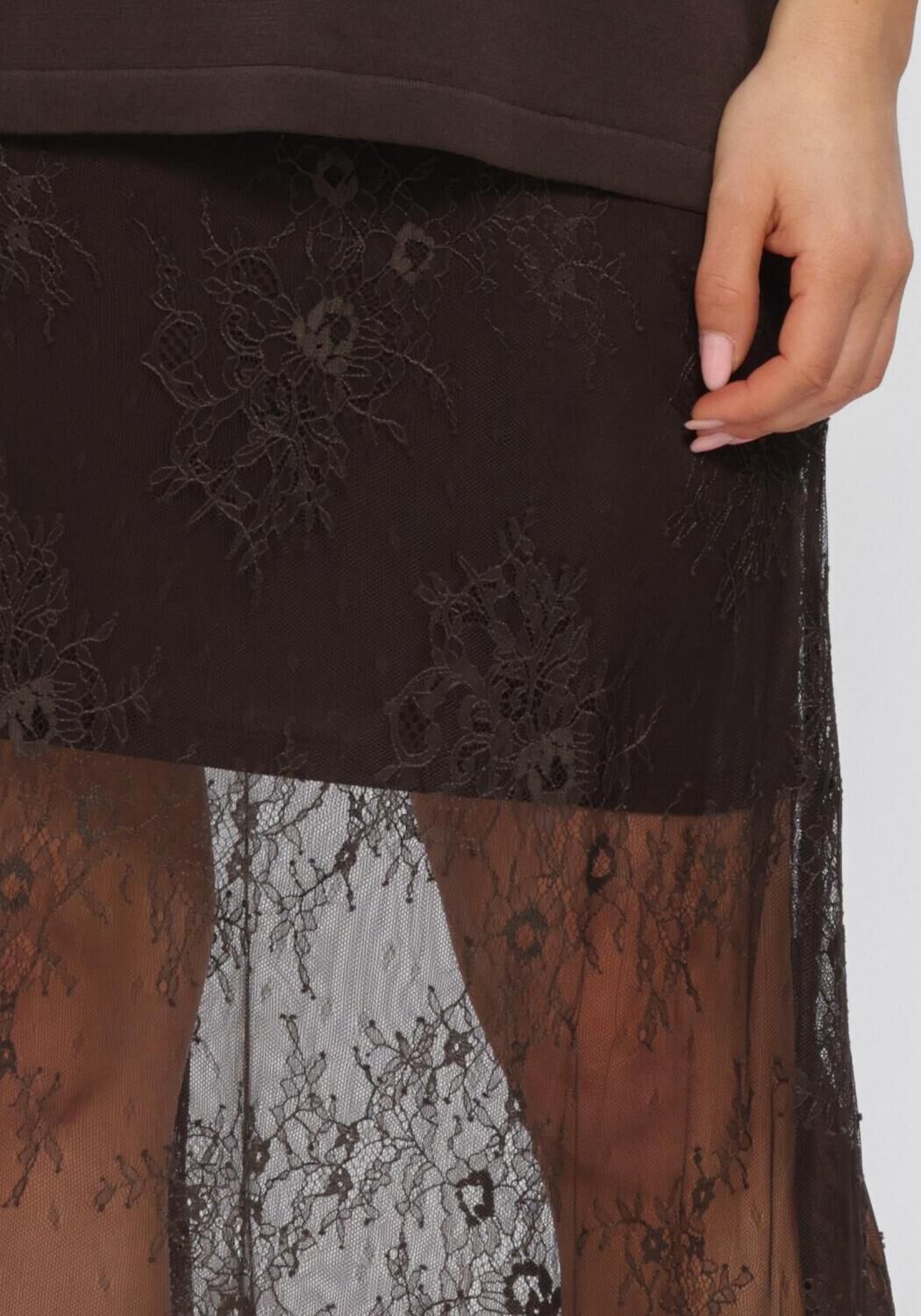 Hellgrau MSCH COPENHAGEN R&ouml;cke MSCHDUSTY HW SKIRT - large