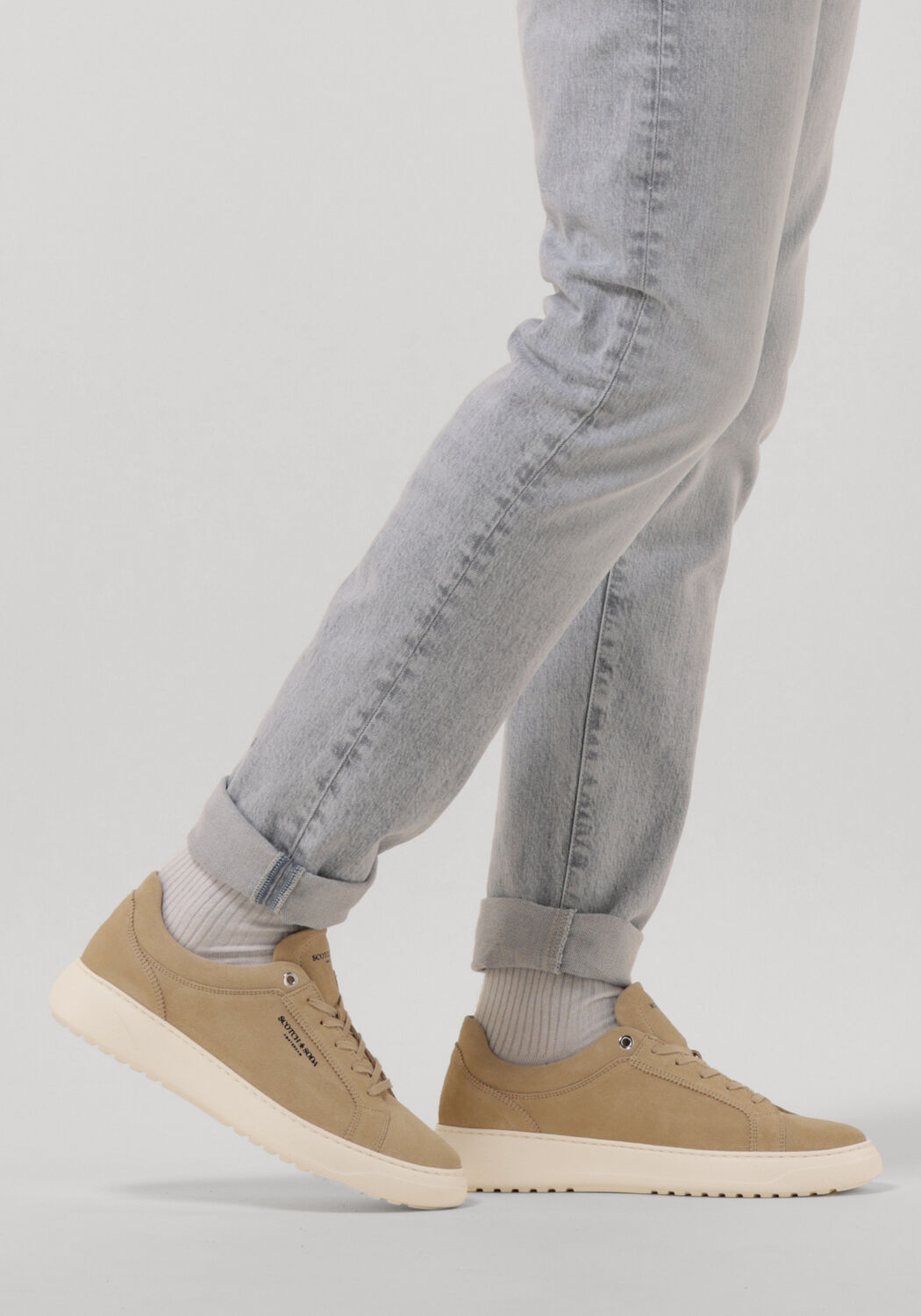 Beige SCOTCH & SODA Sneaker Low DURAN - large