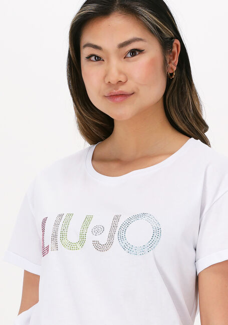 Weiße LIU JO T-shirt T-SHIRT MODA M/C B. - large