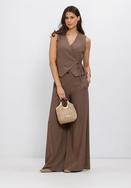 Braune MSCH COPENHAGEN Weite Hose MSCHDARINA PANTS - large