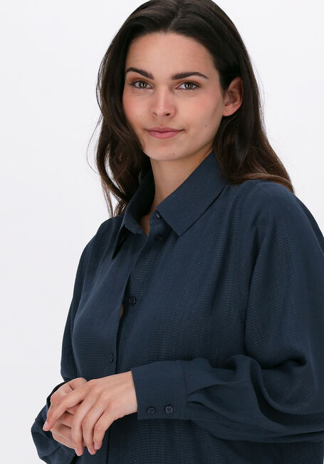 Dunkelblau JUST FEMALE Midikleid HELPFUL SHIRT DRESS - large