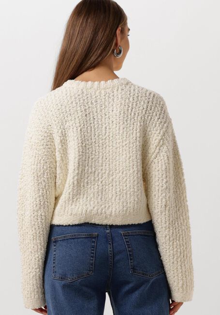 Weiße EDITED Strickjacke IDA CARDIGAN - large