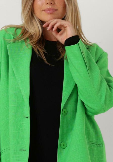 Grüne ALIX THE LABEL Blazer LADIES WOVEN BOUCLE OVERSIZED BLAZER - large