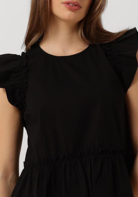 Schwarze CO'COUTURE Top ELLIE FRILL TOP - large