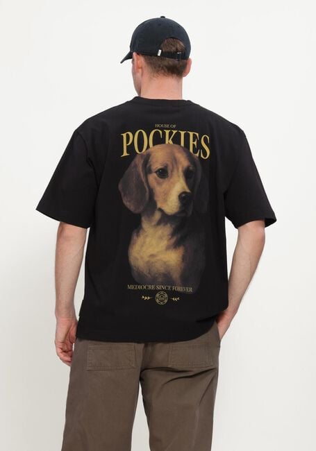 Schwarze POCKIES T-shirt BEAGLE TEE - large