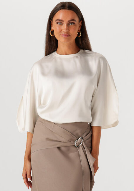 Weiße NEO NOIR Blusen LIORA HEAVY SATEEN BLOUSE - large