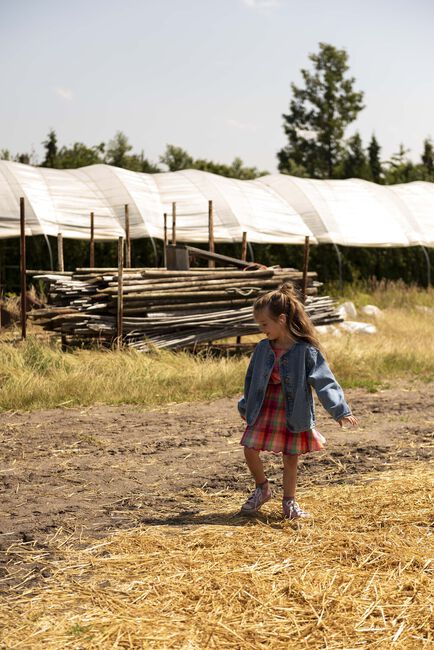 Blaue JENEST Jeansjacke BOBBI DENIM JACKET - large