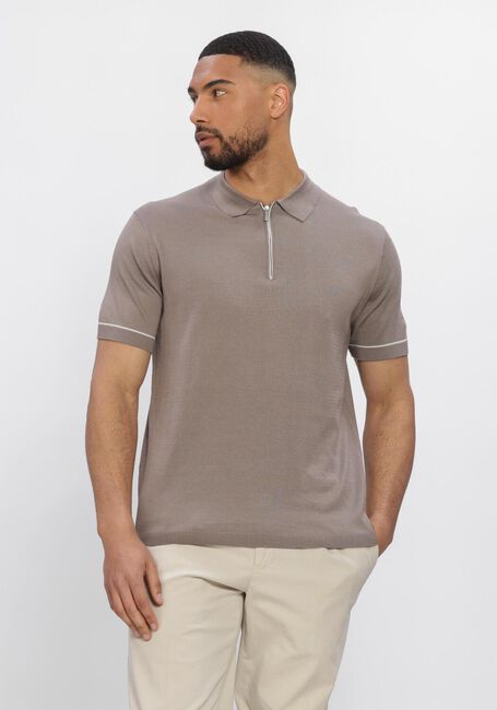 Taupe STEFANO LAURAN Polo-Shirt POLO BASTIAN - large