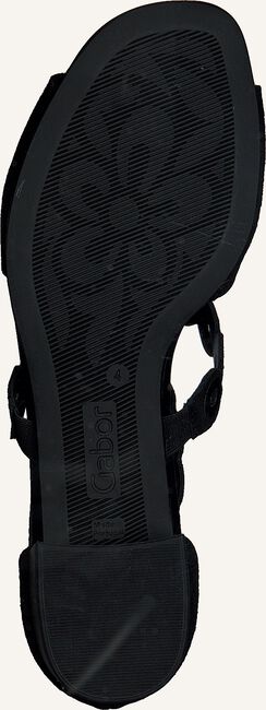 Schwarze GABOR Flache Sandalen 21.729.16 Schwarze GABOR Flache Sandalen 21.729.16 - large