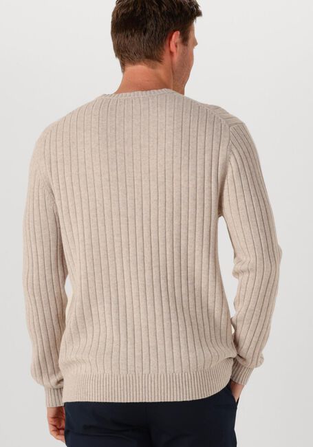 Beige PROFUOMO Pullover PULLOVER CREW NECK WOOL BLEND - large