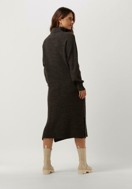 Braune LEVETE ROOM Midikleid LR-KALIMA 13 DRESS - large