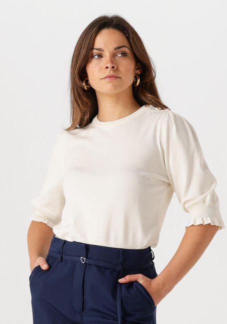 Weiße FABIENNE CHAPOT Pullover MOLLY SHORT SLEEVE PULLOVER - large