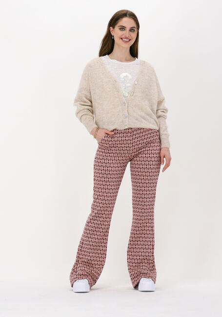 Orangene SUMMUM Schlaghose TROUSER GRAPHIC JACQUARD - large