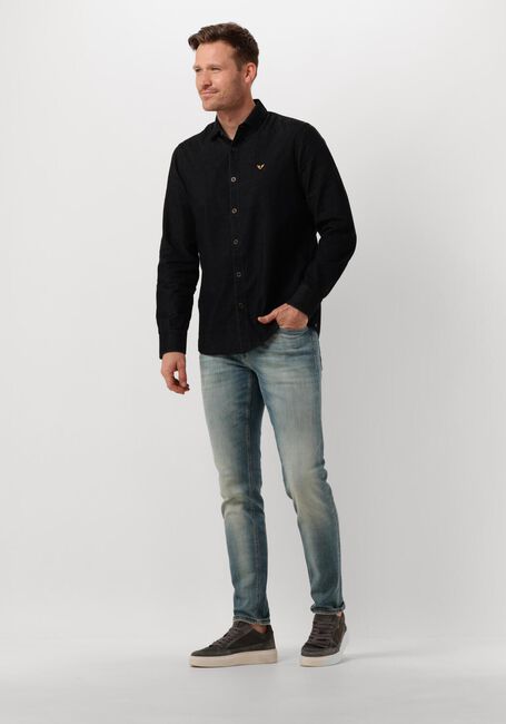 Schwarze PME LEGEND Hemden LONG SLEEVE SHIRT FINE CORD - large