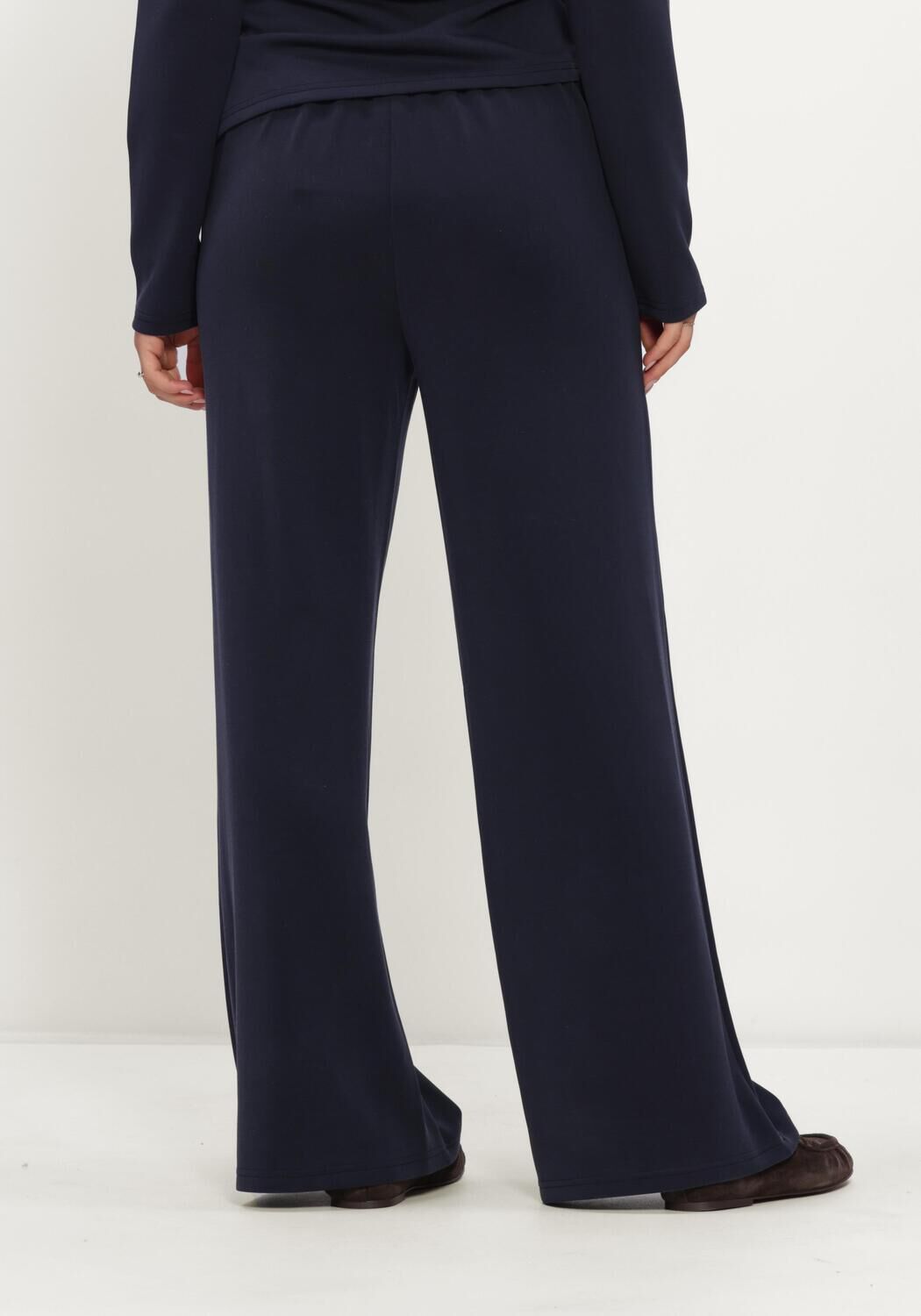 Dunkelblau MY ESSENTIAL WARDROBE Weite Hose MWHELLE WIDE PANT LONG - large