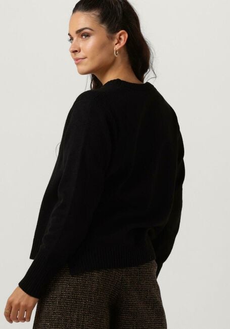 Schwarze CO'COUTURE Pullover MERO O KNIT - large