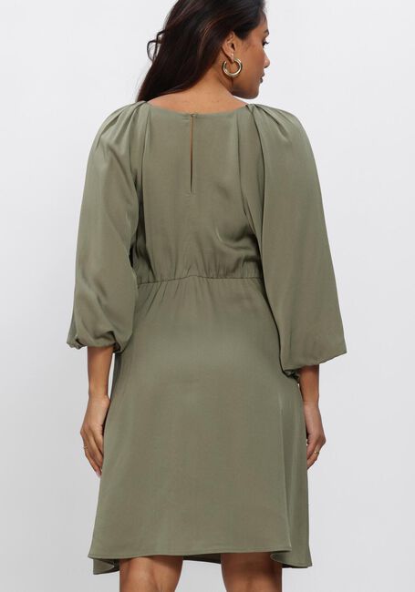 Olive SELECTED WOMEN Minikleid SLFLAURINA 3/4 SHORT OPEN BACK DRESS - large