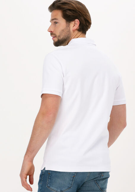 Weiße SELECTED HOMME Polo-Shirt SLHPARIS SS POLO B NOOS - large
