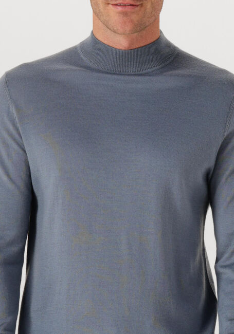 Hellblau PROFUOMO Rollkragenpullover PULLOVER MOCK NECK MERINO - large