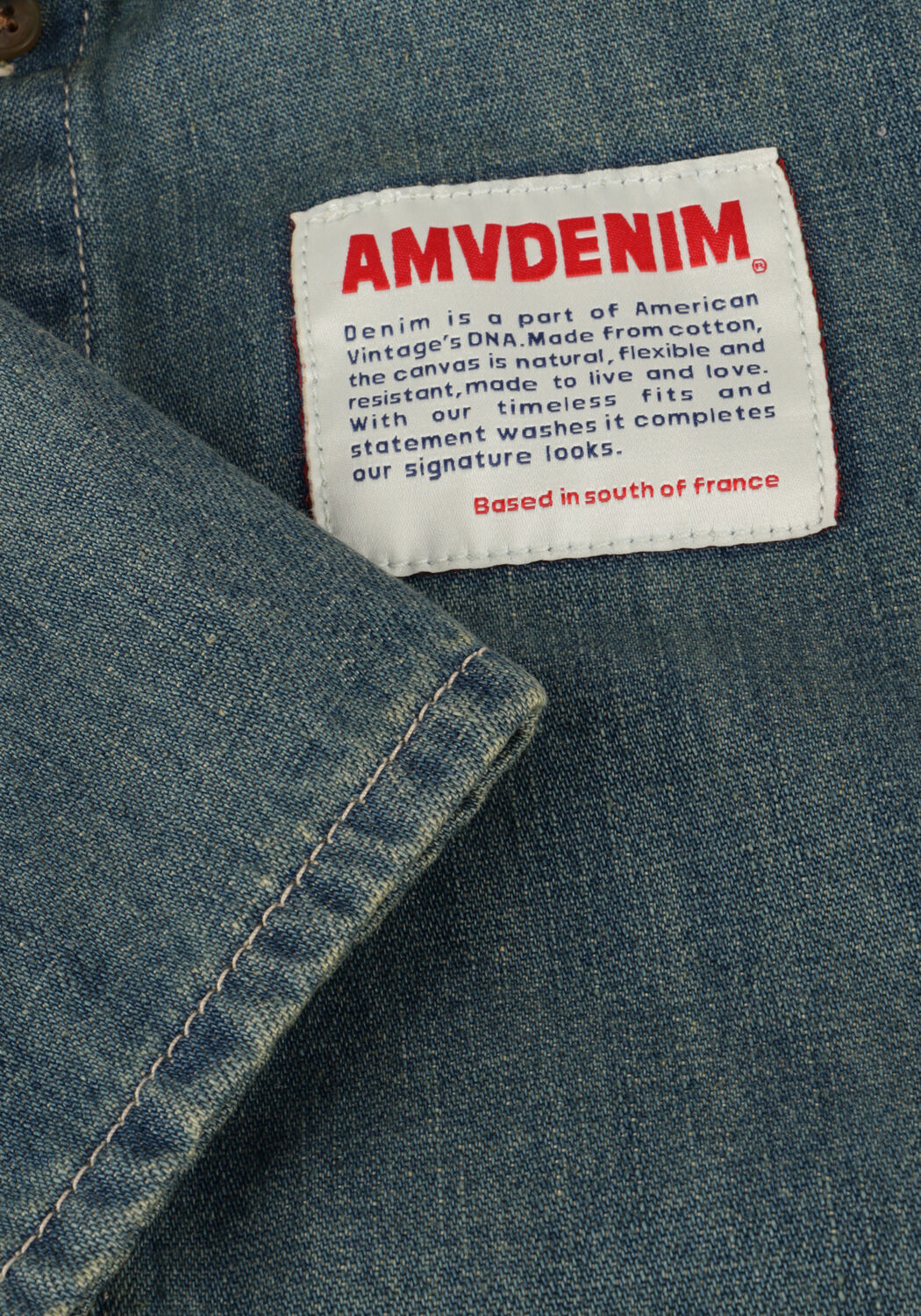 Blaue AMERICAN VINTAGE Hemden OZYR - large