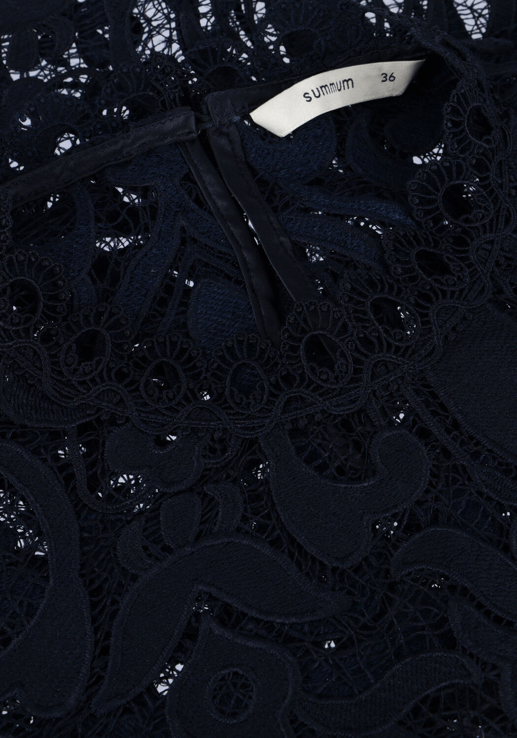 Dunkelblau SUMMUM Top SHORT SLEEVE TOP LACE - large