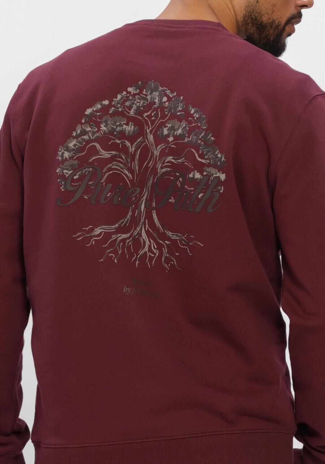 Bordeaux PURE PATH Pullover ROOTED TREE - large