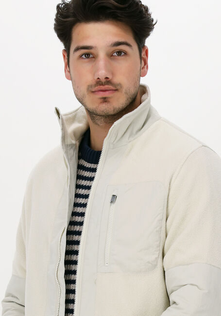Nicht-gerade weiss SELECTED HOMME Strickjacke SLHNOHR FLEECE JKT W - large