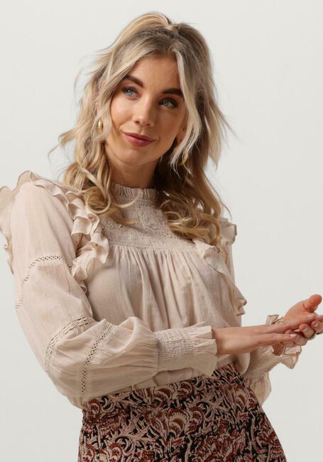 Sand NEO NOIR Blusen SARNA S VOILE BLOUSE - large