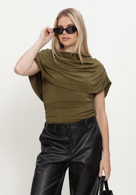 Olive Y.A.S. Top YASDRALA CAPE TOP - large