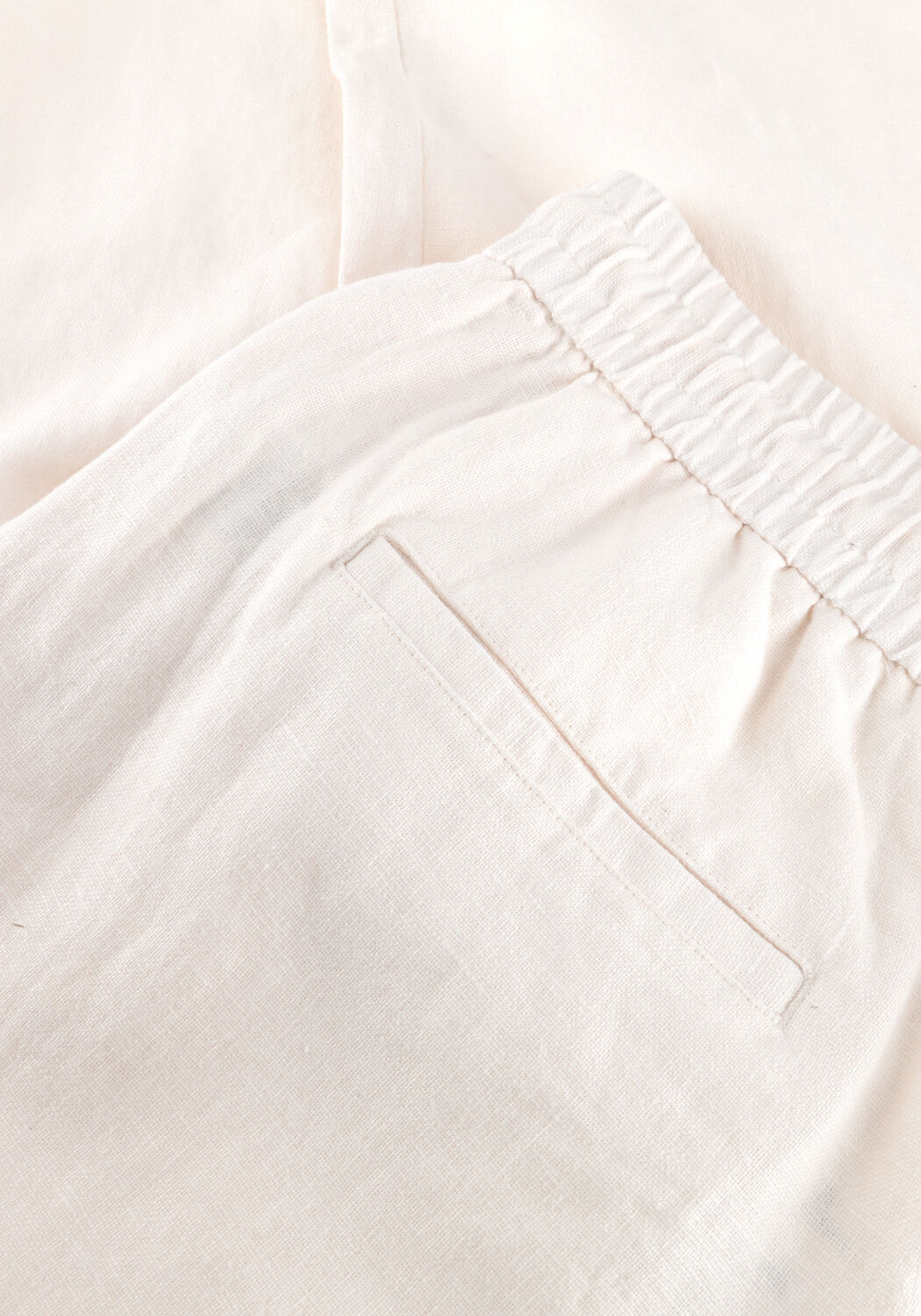 Ecru LES DEUX Weite Hose PATRICK LINEN PANTS - large