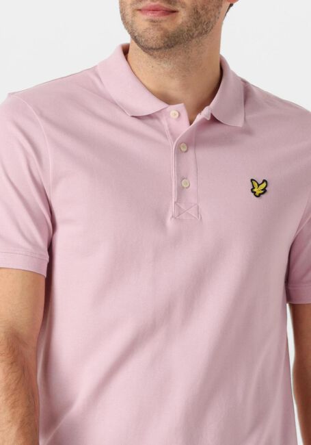 Hell-Pink LYLE & SCOTT Polo-Shirt PLAIN POLO SHIRT - large