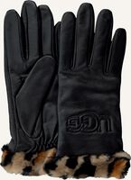 Schwarze UGG Handschuhe CUFF LOGO TECH Schwarze UGG Handschuhe CUFF LOGO TECH - medium