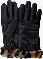 Schwarze UGG Handschuhe CUFF LOGO TECH - medium