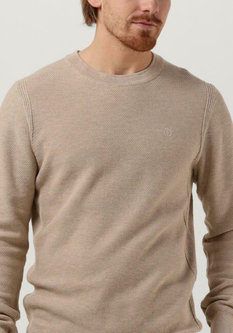 Braune DSTREZZED Pullover MERCURY CREW MELANGE SLUB - large